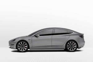 Silver-Metallic-Touch-Up-Paint-Back Tesla Model 3