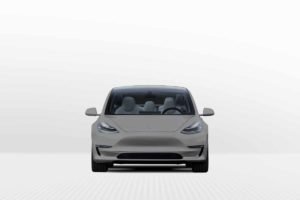 Silver-Metallic-Touch-Up-Paint-Back Tesla Model 3