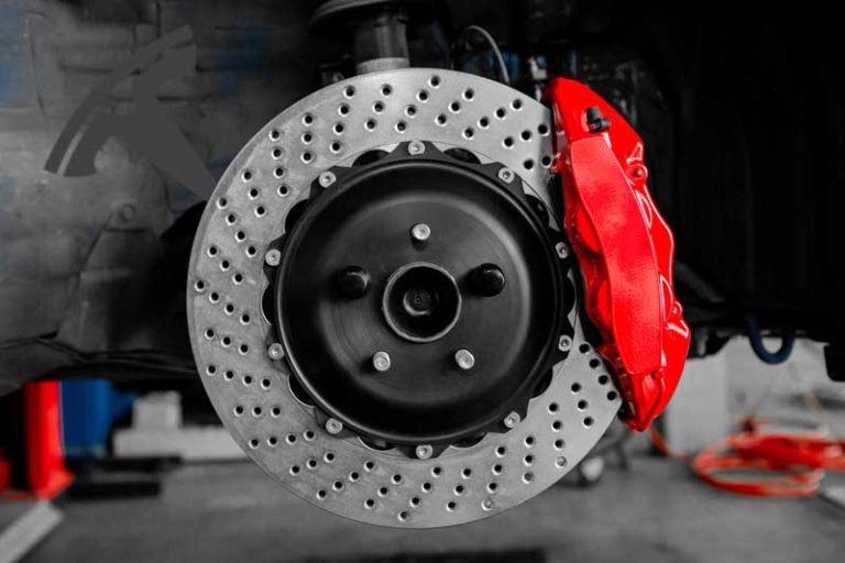Red Brake Caliper