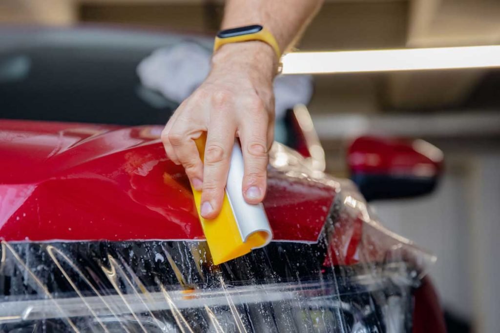 Paint-Protection-Film-on-Red-Car