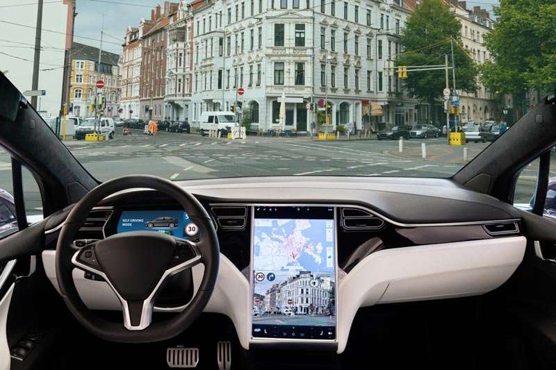 Tesla-City-Driving