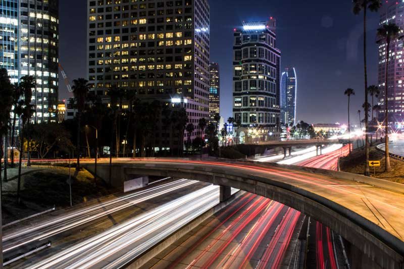 road-city-bridge-night-highway-trees-buildings-lights-roads-skyscrapers-flat-bridges-urban-view